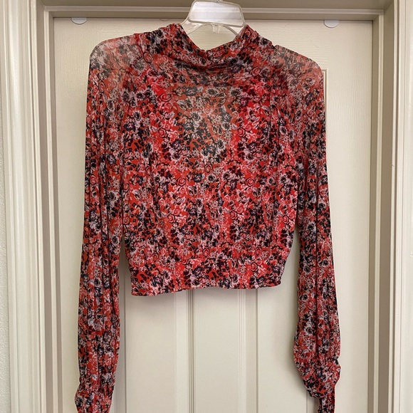 Free People Tops - Free People “All Dolled Up” Mesh Top
